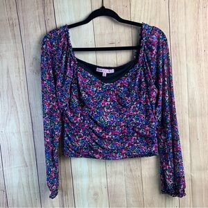 Crave Fame Multicolor Floral Blouse
